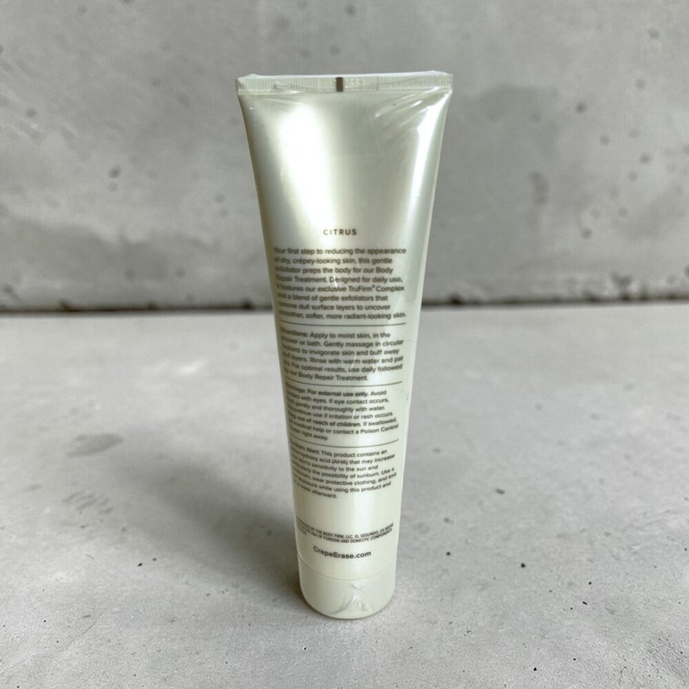Crepe Erase Body Firm Body Refining Exfoliant 10 fl. oz. Citrus Scent - Picture 2 of 2